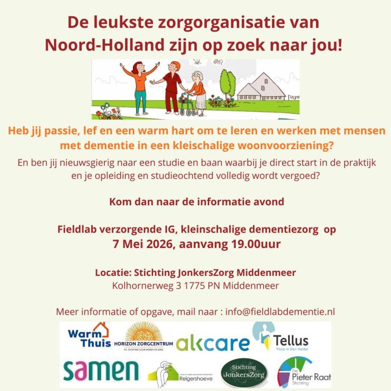 Informatieavond – Fieldlab Verzorgende IG