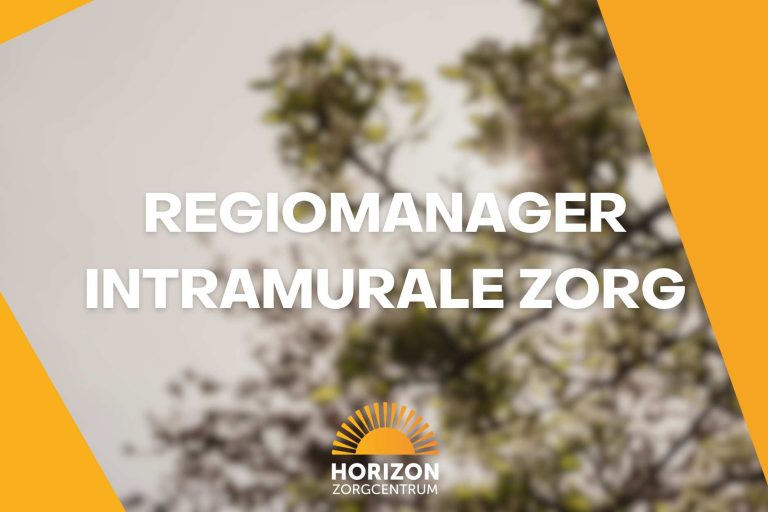 Regiomanager Intramurale Zorg