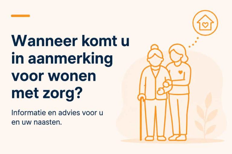 Wanneer komt u in aanmerking voor wonen met zorg?